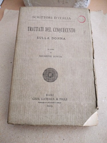Zonta trattati del - g.-,
