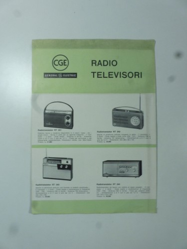 Cge radio televisori - radio,