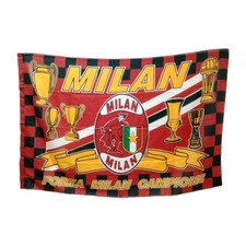 Bandiera milan vintage anni - ac,