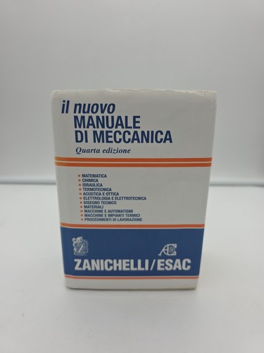 Nuovo manuale meccanica - il, di