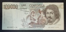 100000 LIRE CARAVAGGIO 1°