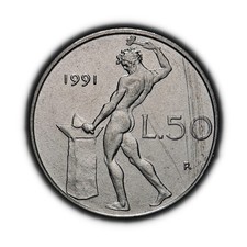 ITALY. 1991, 50 Lire - Oak