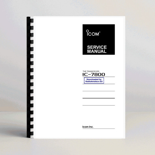 Icom 7800 manuale di - icom,