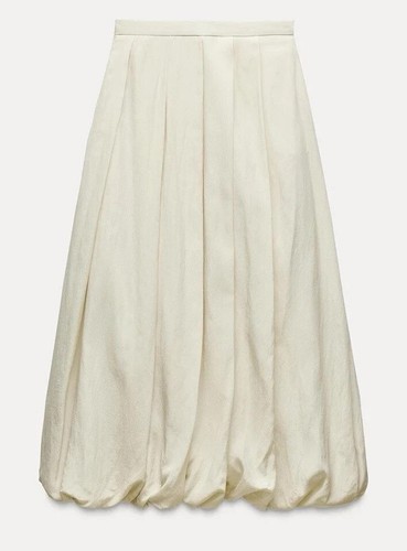 Gonna palloncino zara ecrù - gonna,