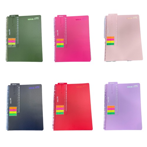 Maxi quaderno spiralato tinta - maxi,