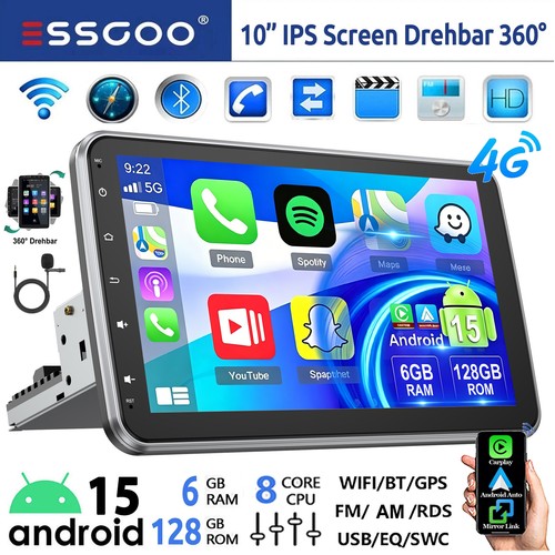 Autoradio dab android 15 - dab+,