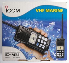 VHF MARINO PORTATILE ICOM IC-M31 e ACCESSORI - MARINE TRANSCEIVER-HANDFUNKGERÄT