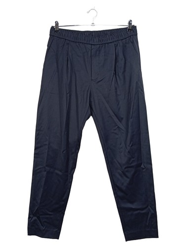 Theory pantaloni uomo blu - blu, lana