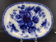 ANTICO GRANDE VASSOIO  PORCELLANA WEDGWOOD WATER NYMPH DIPINTO MANO FINE '800