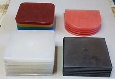 LOTTO 31 Custodie Slim in Plastica Singole - Nere, Trasparenti e Colorate -Varie