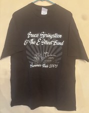 T-shirt Bruce Springsteen Ufficiale Summer Tour 2003 Uomo XL Giants Stadium