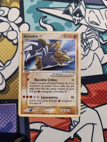 Carte pokemon groudon - pokemon, gold