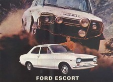 BROCHURE DEPLIANT FORD ESCORT XL - ESTATE - GT PROSPEKT (A48)