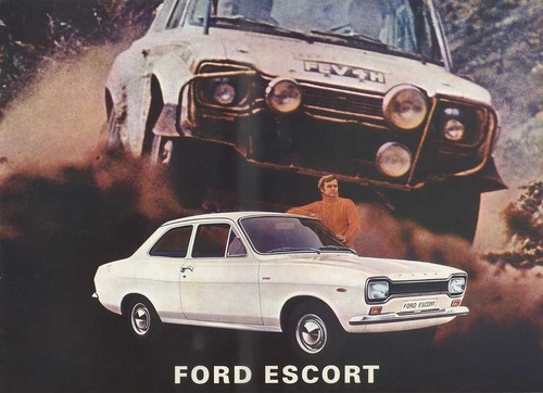 Brochure depliant ford escort - brochure,