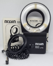 NISSIN R50A RING LIGHT - FLASH ANULARE - ANELLO ADATTATORE 49mm 55mm - MACRO SLR