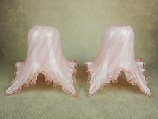 Vintage pink stripe glass - vintage,