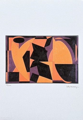 Victor vasarely nero e - nero,