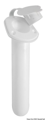 Portacanna incasso nylon - incasso, in