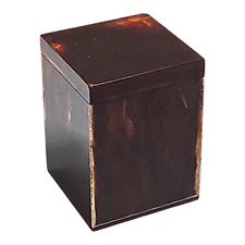 antico COFANETTO SCATOLA PORTAGIOIE plexiglass Vetro Acrilico Vintage del '900