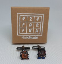 Toy Story Mr and Mrs potato head Gemelli da polso Cufflinks Cartoon Disney