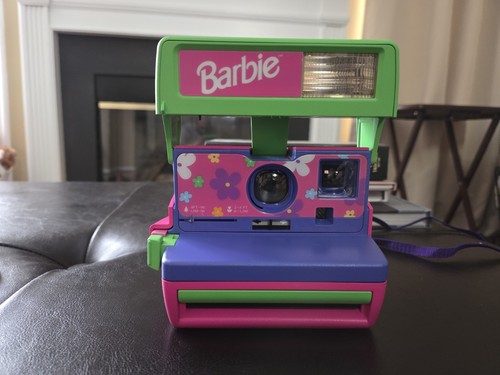 Barbie polaroid 600 fotocamera - polaroid,