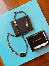 COLLANA BORBONESE PLACCATA ORO COMPLETA ORIGINALE REGALO CHIC MAMMA LUSSO LINGOT