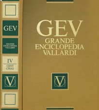 Gev grande enciclopedia Vallardi. Vol.IV. Cent-Croq. AAVV. 1968. .