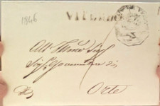 PIEGO DI LETTERA DA VITERBO A