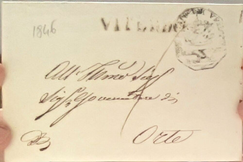Piego lettera viterbo - piego, da