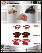 ADESIVI XT 600 43f 1984  DESERT SERBATOIO ACERBIS MAGGIORATO DECALS STICKERS