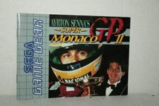 MANUALE SUPER MONACO GP 2 GAME GEAR USATO EDIZIONE ITALIANA FR1 54258
