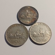 Italia Roma Silver Coins 500