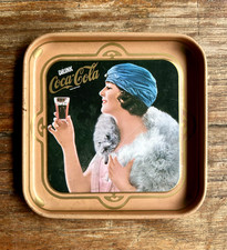 Sottobicchiere in Latta Rosa "Drink Coca-Cola" - 50° Anniversario 1927-1977