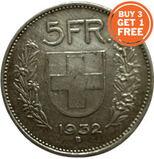 5 FRANCHI SVIZZERI - DATA A