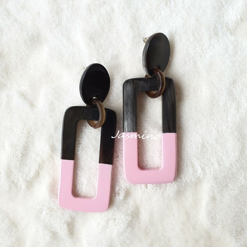 Orecchini corno bufalo - in, di