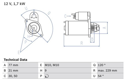 Motorino avviamento bosch - motorino,