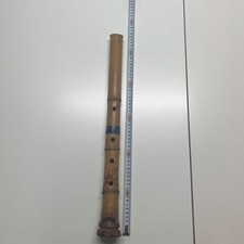 Flauto Shakuhachi giapponese in bambù circa 60 cm strumento tradizionale