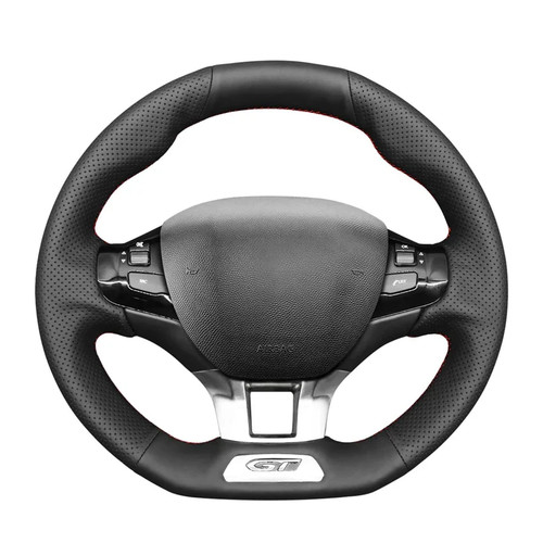Coprivolante ecopelle nero per