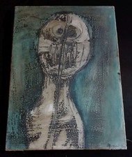 UGO STERPINI SENZA TITOLO OPERA ORIGINALE TECNICA MISTA SU CARTA FIRMATO SIGNED