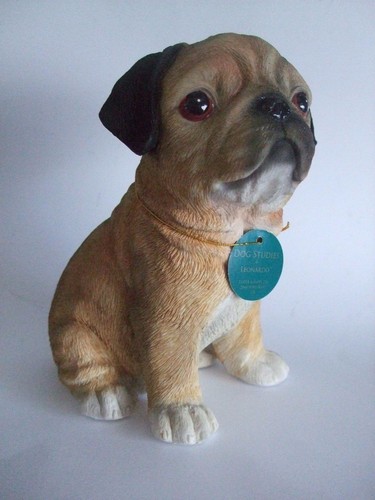 Pug puppy ornament gift boxed - pug,