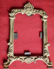 Cornice di ottone Barocca Fine’700/primi ‘800 21 x 15 cm (A24)