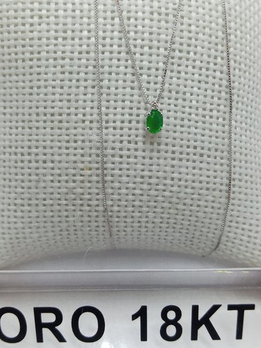 Collana oro bianco - in, 750