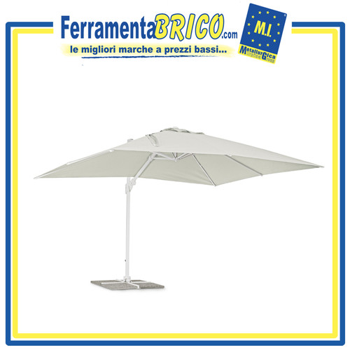 Ombrellone braccio 3x4 eden - 3x4,