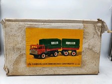 Camion Rimorchio Centinato Coma Vintage Made In Italy Toy Lineman Lift Truck
