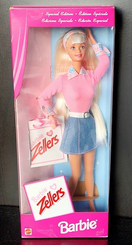Barbie zellers 1997 mattel - zellers,