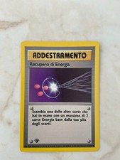 Pokemon Recupero di Energia (Addestramento) set Base Prima Edizione 81/102 ITA