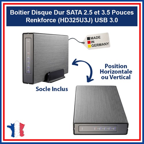 Boitier disque dur sata - disque,