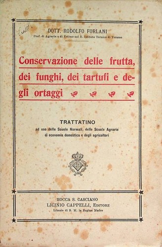 Conservazione delle frutta - , dei