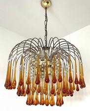 Lampadario a goccia vintage in