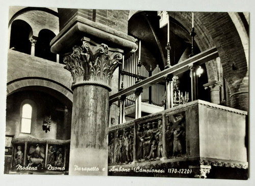 Cartolina modena duomo - modena,